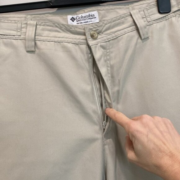 Columbia Tan Lightweight Straight leg Trail Pant Size 34 - Picture 10 of 15